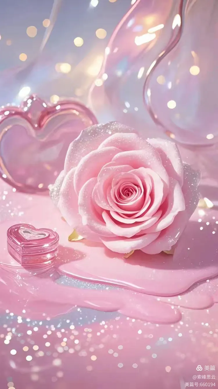 粉色艳丽的玫瑰